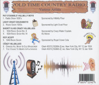Vorschau: Old Time Country Radio - Radio Shows From The 1930s & 40s (CD) Vorschau: Old Time Country Radio - Radio Shows From The 1930s & 40s (CD)