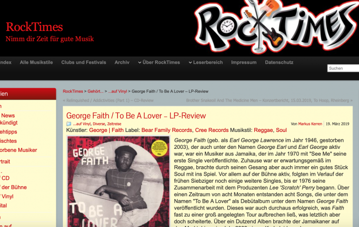 Presse-Archiv-George-Faith-To-Be-A-Lover-180g-Vinyl-rocktimes