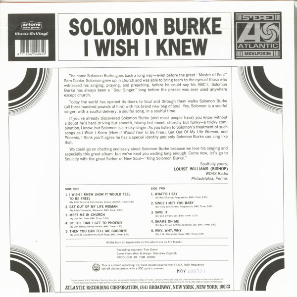 I Wish I Knew (LP, 180g colored Vinyl, Ltd.)
