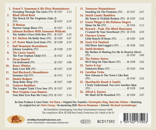 We Shall All Be Reunited - Revisiting The Bristol Sessions 1927-1928 (CD)