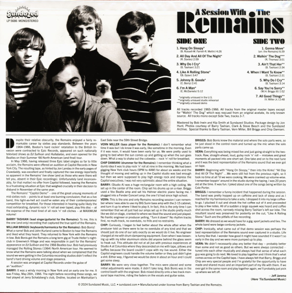 A Session With The Remains (LP)