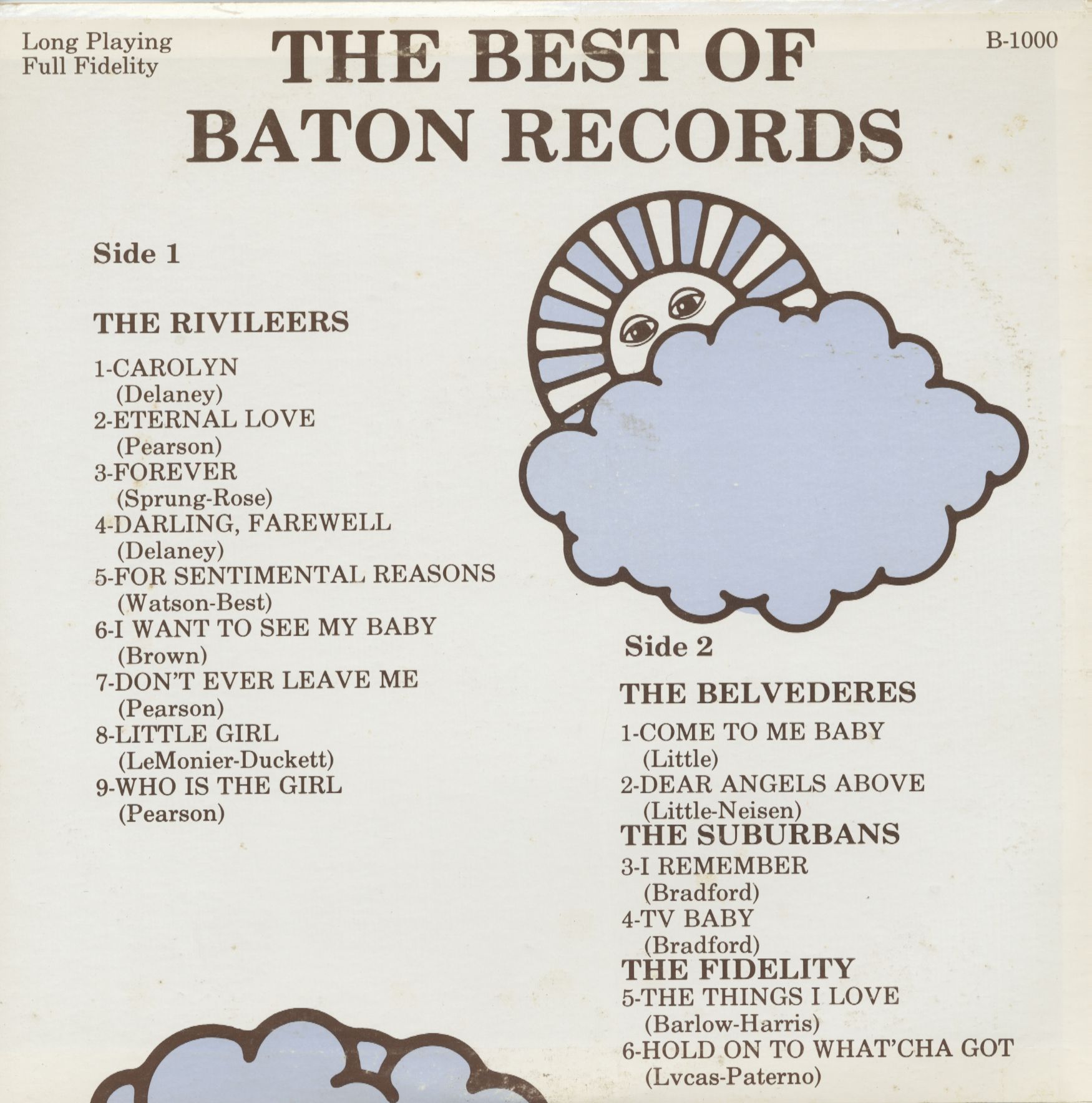 Various LP: The Best Of Baton Records (LP) - Bear Family Records