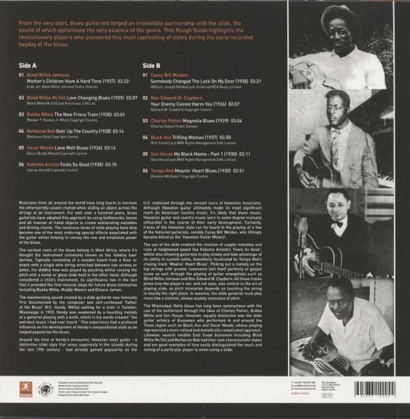 The Rough Guide To Slide Guitar Blues (LP)