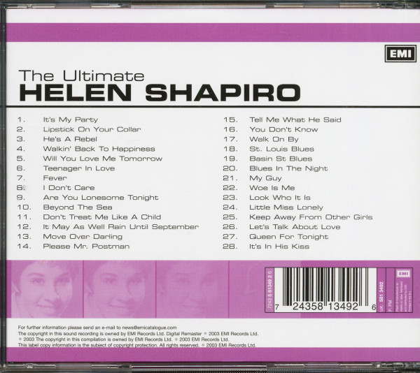 The Ultimate Helen Shapiro (CD)