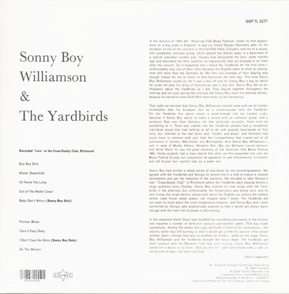 Recorded Live At The Craw-Daddy Club Richmond, London (LP)