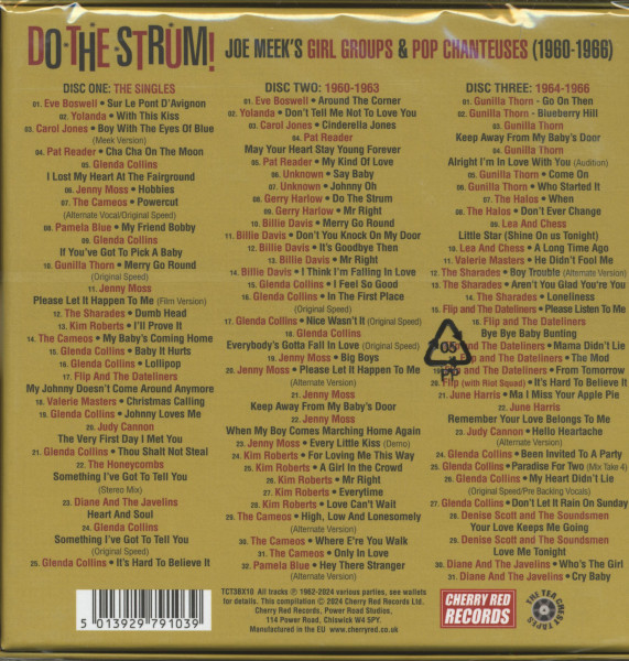 Do The Strum - Joe Meek's Tea Chest Tapes - Girl Groups & Pop Chanteuses 1960-1966 (3-CD)