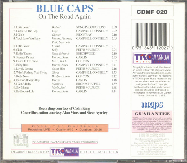 Gene Vincent's Blue Caps On The Road Again (CD)