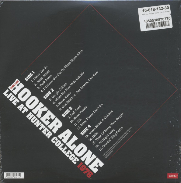 Alone - Live At Hunter College 1976 (2-LP, 180g Vinyl)