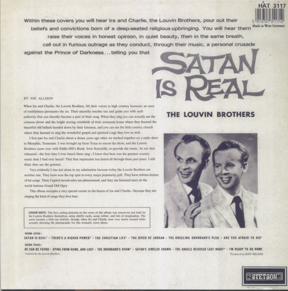 Satan Is Real (LP, 180g, Red Vinyl)
