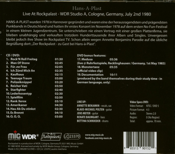 Live At Rockpalast 1980 (CD & DVD)