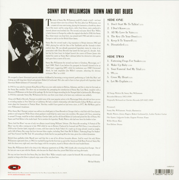 Down And Out Blues (LP, 180g Vinyl)