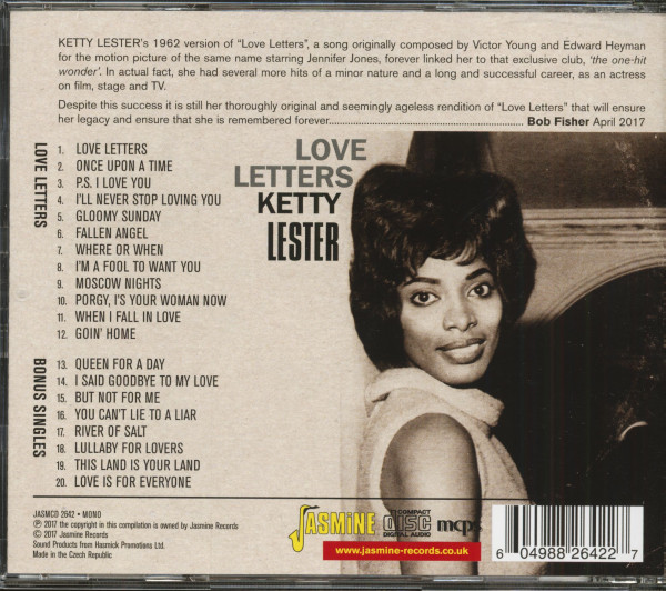 Love Is For Everyone - Love Letters - The 1962 Sessions (CD)