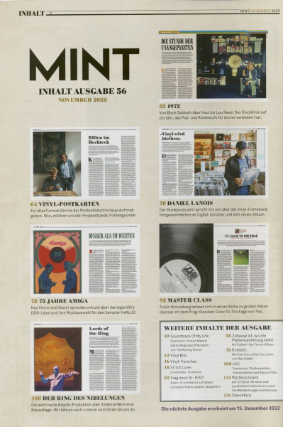 Mint Magazin #56, 11/22