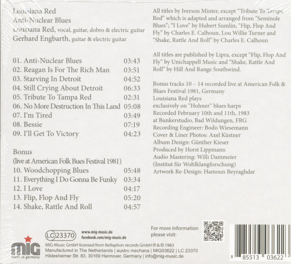 Anti Nuclear Blues (CD)
