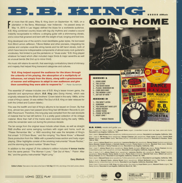 Going Home (LP, 180g Vinyl, Ltd.)