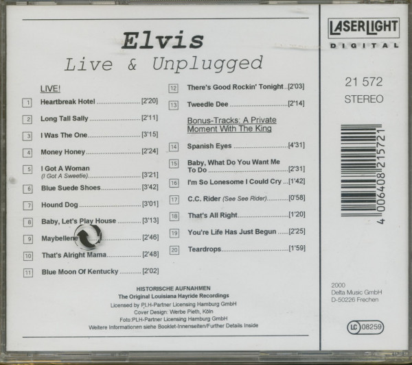 Live & Unplugged (CD)