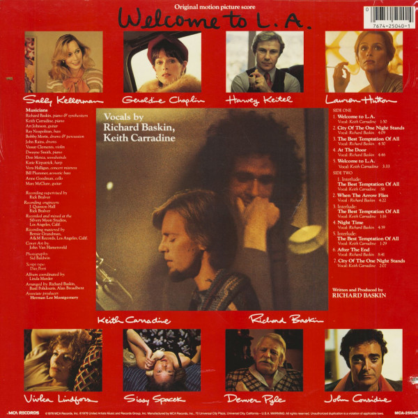 Welcome To L.A. - Soundtrack (LP, Cut-Out)