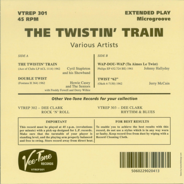 The Twistin' Train (7inch, 45rpm, EP, PS)