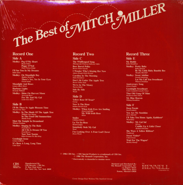 The Best Of Mitch Miller (3-LP)