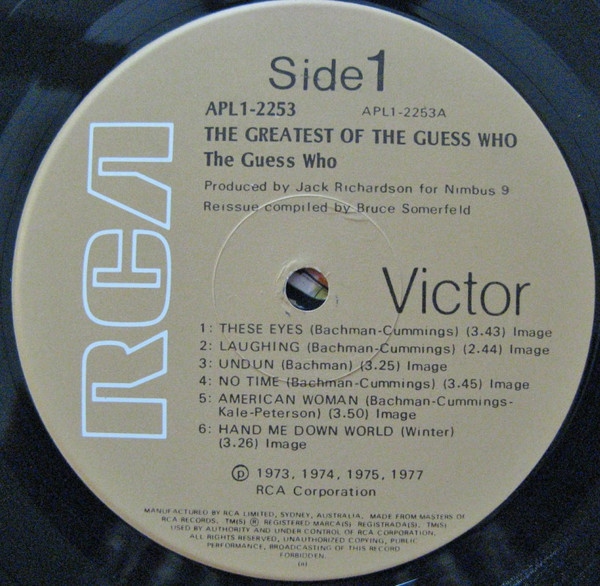 The Greatest Of The Guess Who (LP)