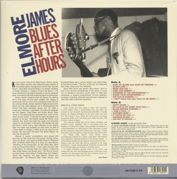 Blues After Hours (LP, 180g colored Vinyl)