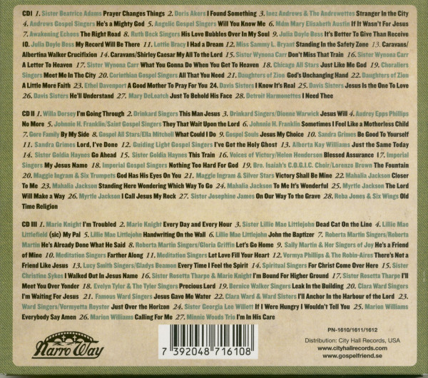 The Black Gospel Ladies 1947-1970 (3-CD)