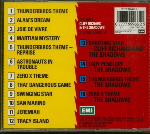 Thunderbirds Are Go! - Barry Gray's Motion Picture Score And Themes From 'Thunderbirds' Television S