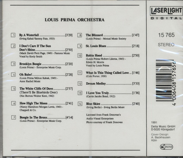 The Jazz Collector Edition - Louis Prima Orchestra (CD)