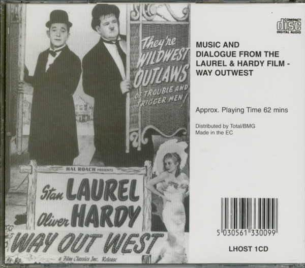Music and Dialogue from the Laurel & Hardy Film - Way Out West (CD)