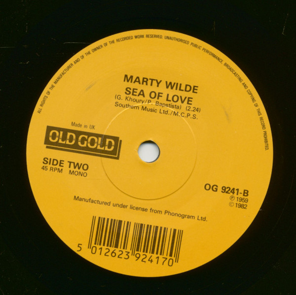 A Teenager In Love - Sea Of Love (7inch, 45rpm, SC)
