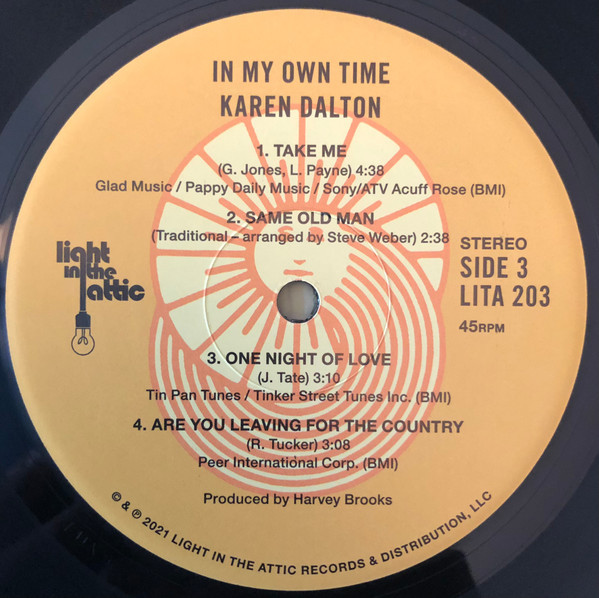 In My Own Time (2-LP, 180g Vinyl, Ltd., 1 Single 12", 2 Singles 7", 1 CD)