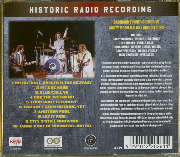 3. Bild von Bachman Turner Overdrive: Blue Collar (CD)