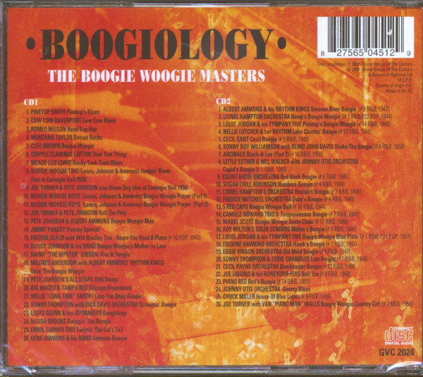 Boogiology - The Boogie Masters (2-CD)