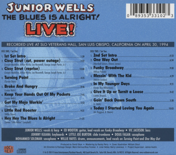 Blues Is Alright! Live! (2-CD)