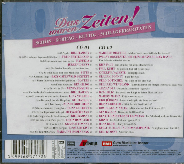 4. Bild von Various: Das waren Zeiten! (2-CD)