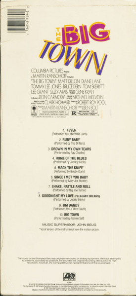 The Big Town - Original Motion Picture Soundtrack (CD Longbox)