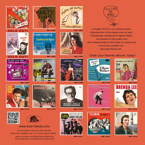A Gene Vincent Record Date With The Blue Caps (LP, 10inch, Ltd.)
