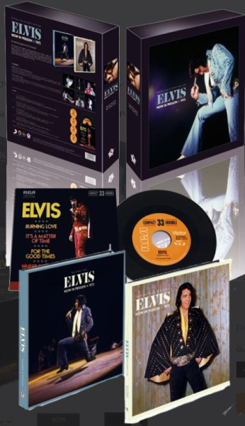 Elvis Now In Person 1972 (2-Books & 4-CD, 7inch EP, Ltd.)