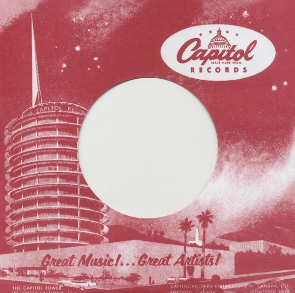(10) Capitol, Canada - 45rpm record sleeve - 7inch Single Cover