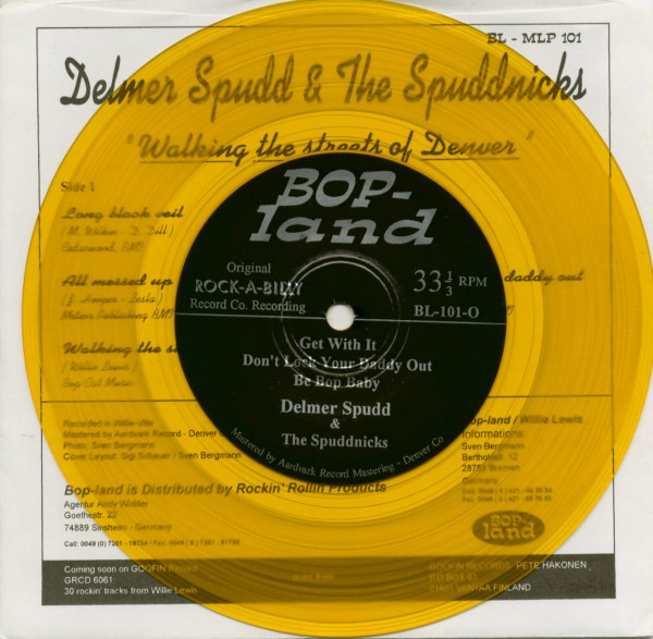 Walking The Streets Of Denver (7inch EP, 33rpm PS, SC)