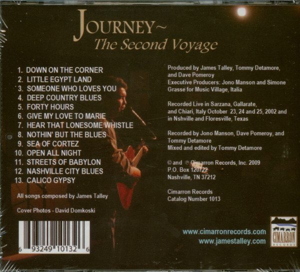 Journey - The Second Voyage - Live (CD)