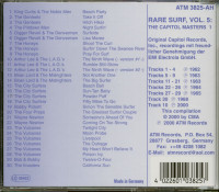 Vorschau: Rare Surf Vol.5 - The Capitol Masters 1 (CD) Vorschau: Rare Surf Vol.5 - The Capitol Masters 1 (CD)