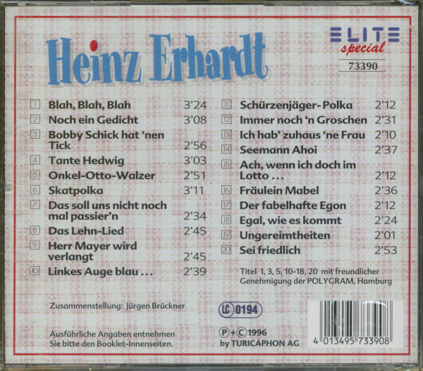 3. Bild von Heinz Erhardt: Nicht die falsche Dame drücken