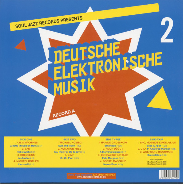 Deutsche Elektronische Musik - Experimental German Rock And Electronic Musik 1971-83 - Vol.2 - Recor