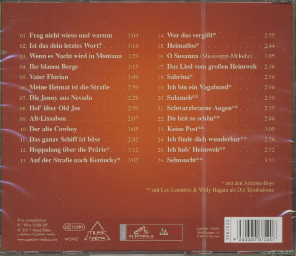 3. Bild von Jost Wöhrmann: Wenn es Nacht wird in Montana - Schlager Raritäten (CD)