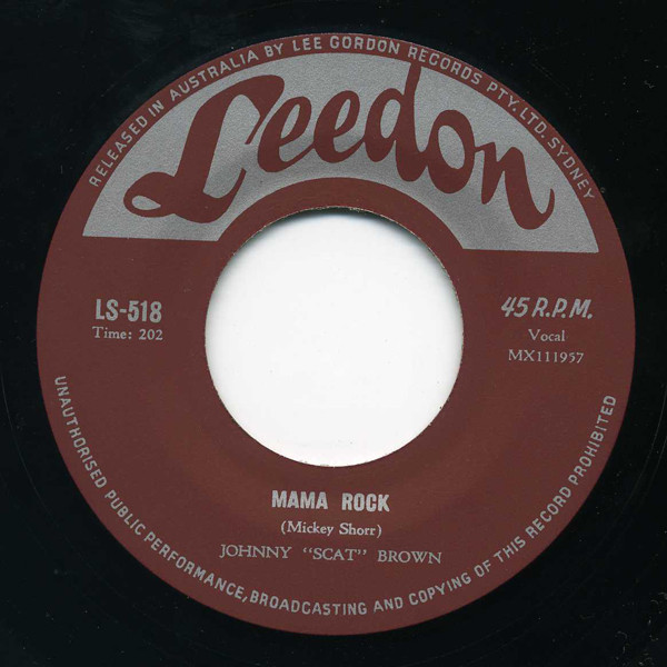 Mama Rock b-w Indeed I Do 7inch, 45rpm
