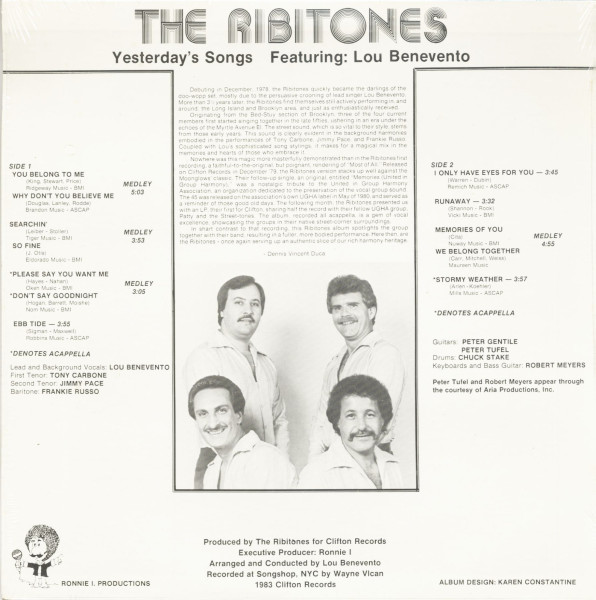 Yesterday's Songs (LP)