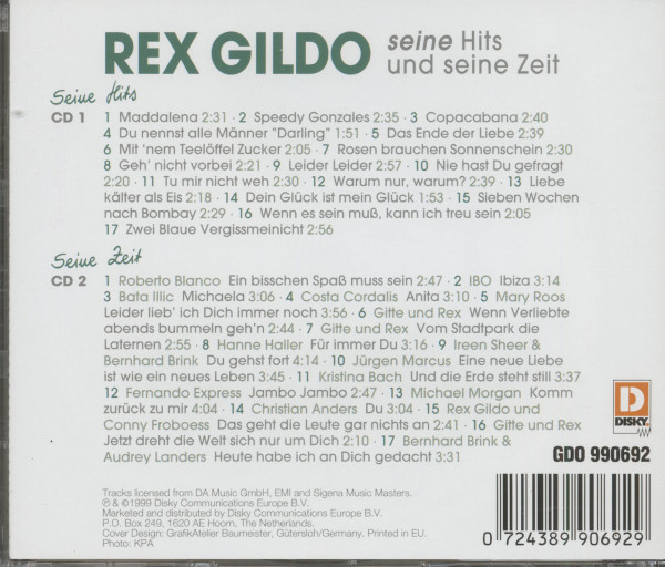 3. Bild von Rex Gildo & Freunde: Seine Hits und seine Zeit (2-CD)