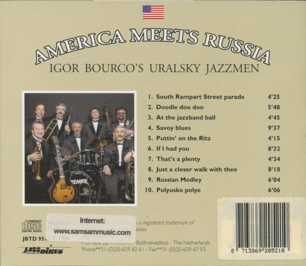 Igor Bourco's Uralsky Jazzmen - America Meets Russia (CD)