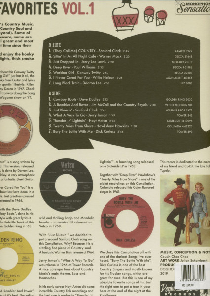 Roadhouse Favorites Vol.1 - Cowboy Boots (LP)
